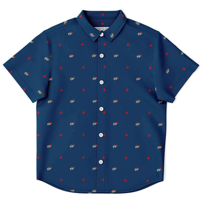 71st FS Kids/Youth Short Sleeve Button Down Shirt