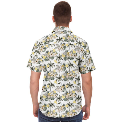Dianna Hammett Large F-15 E Classy Hawaiian Button Down Shirt (use)