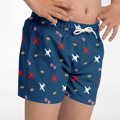 E-2 BOYS 'Lil Fighter' Swim Trunks