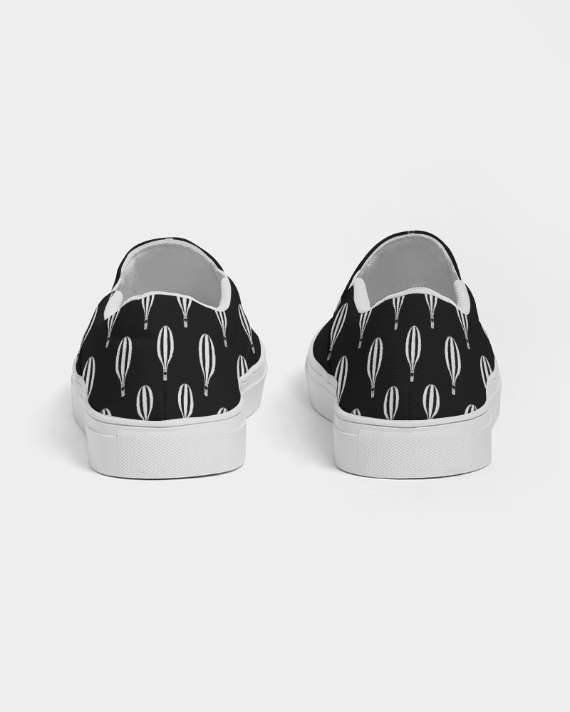 Mens Hot Air Balloon Slip-On Canvas Shoes