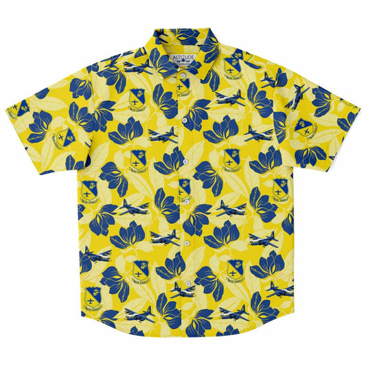 Blue Angels 'Fat Albert Airlines' C-130J Short Sleeve Button Down Shirt