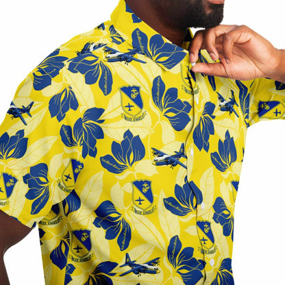 Blue Angels 'Fat Albert Airlines' C-130J Short Sleeve Button Down Shirt
