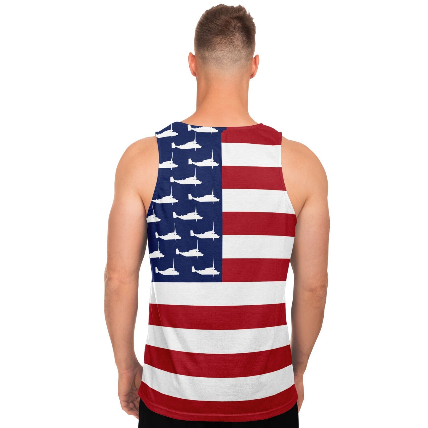 Osprey American Flag Tank Top (Unisex)