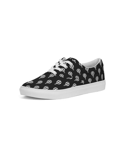 Womens Hot Air Balloon Lace Up Canvas Shoe