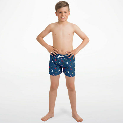 E-2 BOYS 'Lil Fighter' Swim Trunks