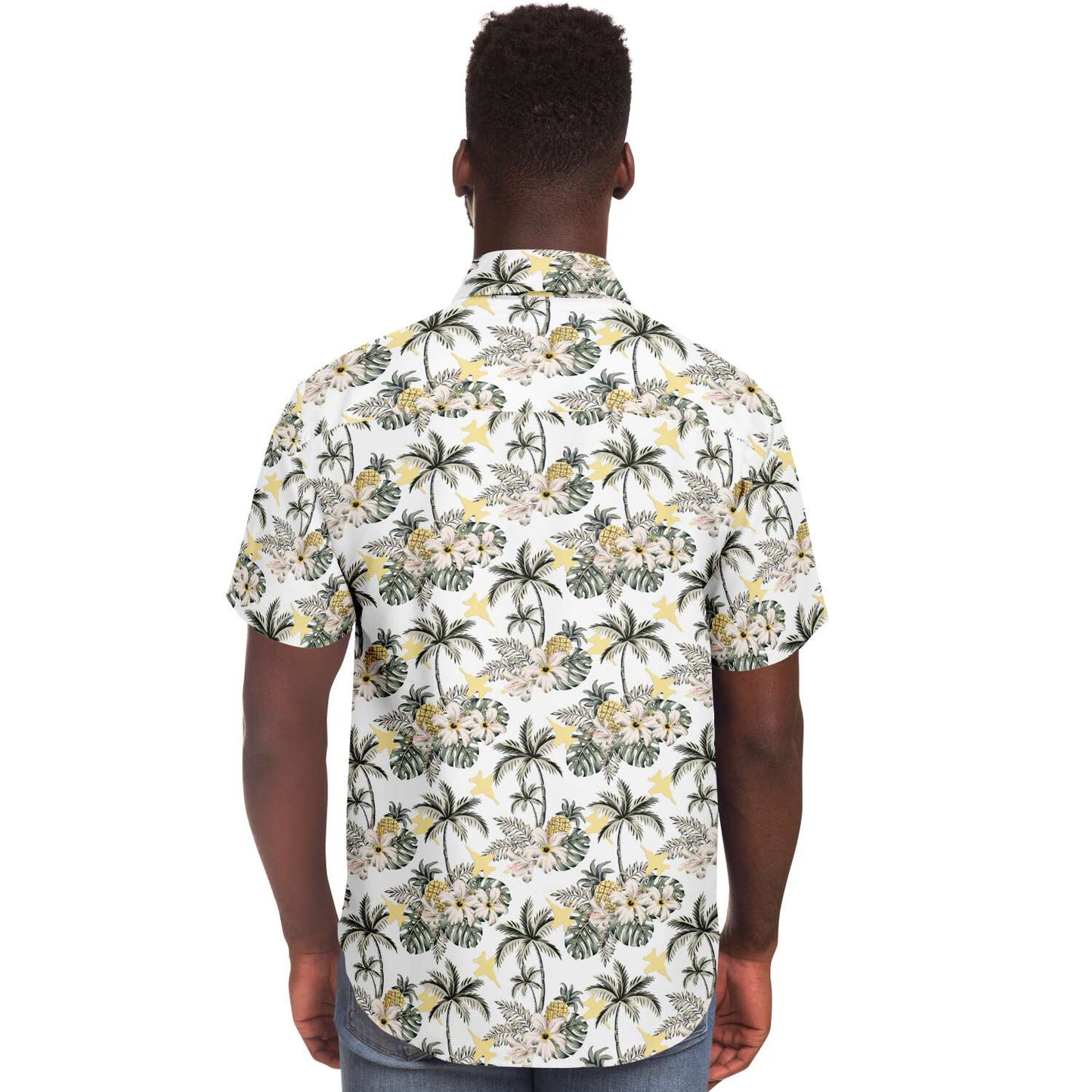 F-18 Classy Mens Hawaiian Button Down Shirt good