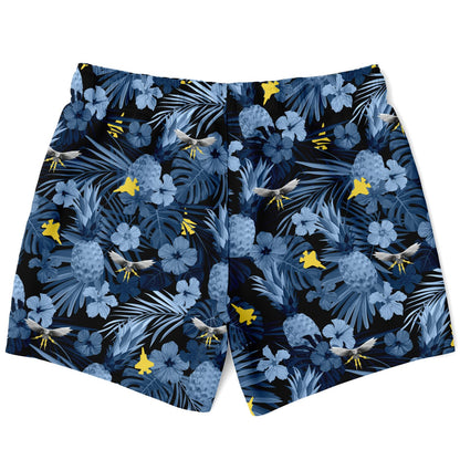 VMFAT-502 Mens 'Hawaiian Print' Swim Trunks