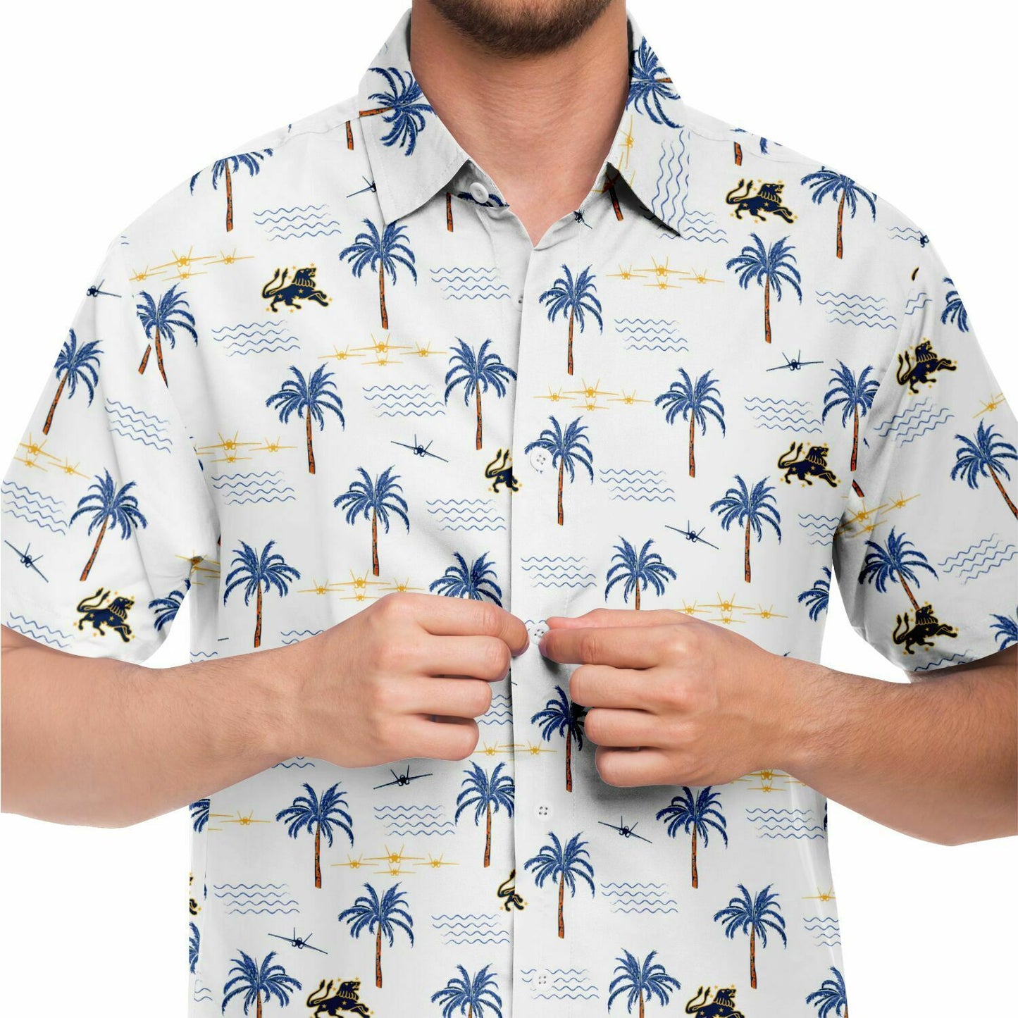 VFA-213 'White Hawaiian' Button Down Shirt