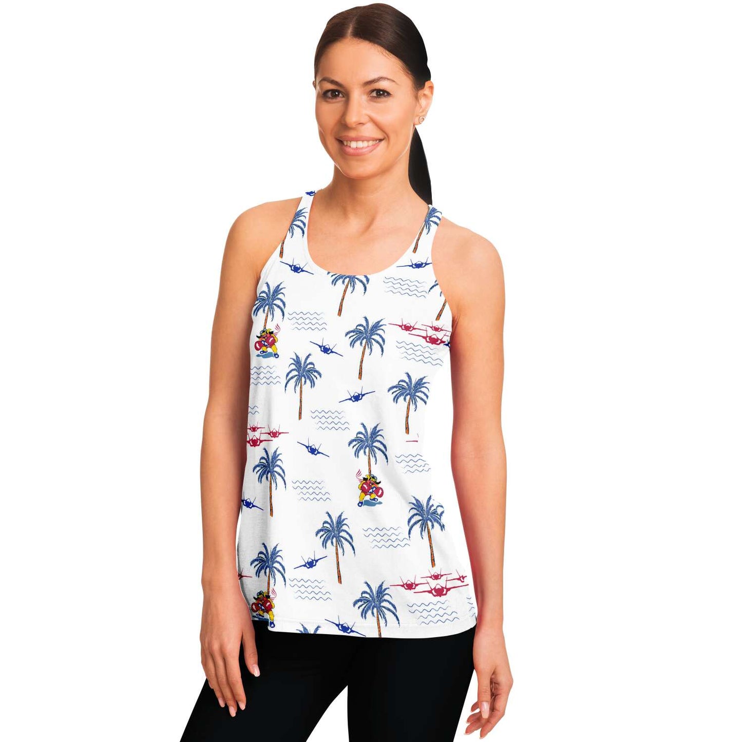 62nd Women's 'White Hawaiian' Tank Top