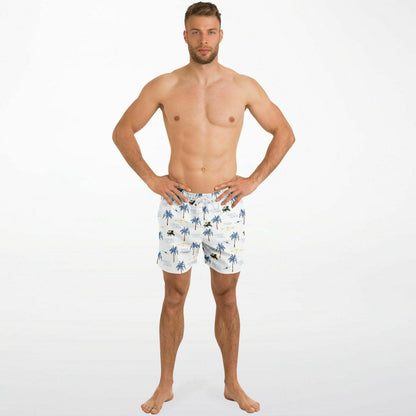 VFA-213 Mens ' White Hawaiian' Swim Trunks