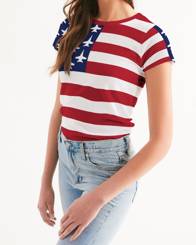 f-18d American flag  Women's Tee