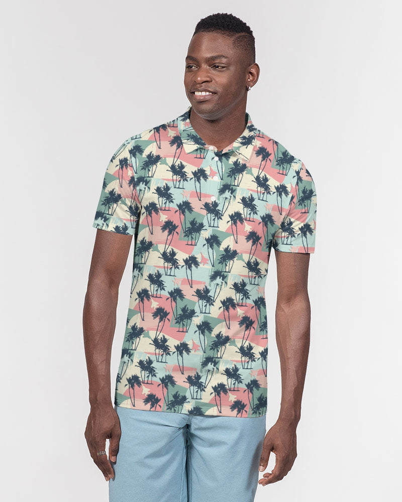 F-15C 'Old School' Hawaiian Men's Slim Fit Golf Polo