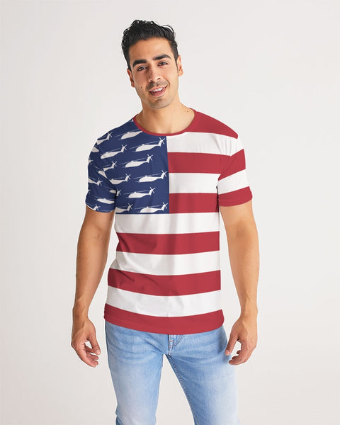 All American Flag Men's Tee (Any Aircraft)