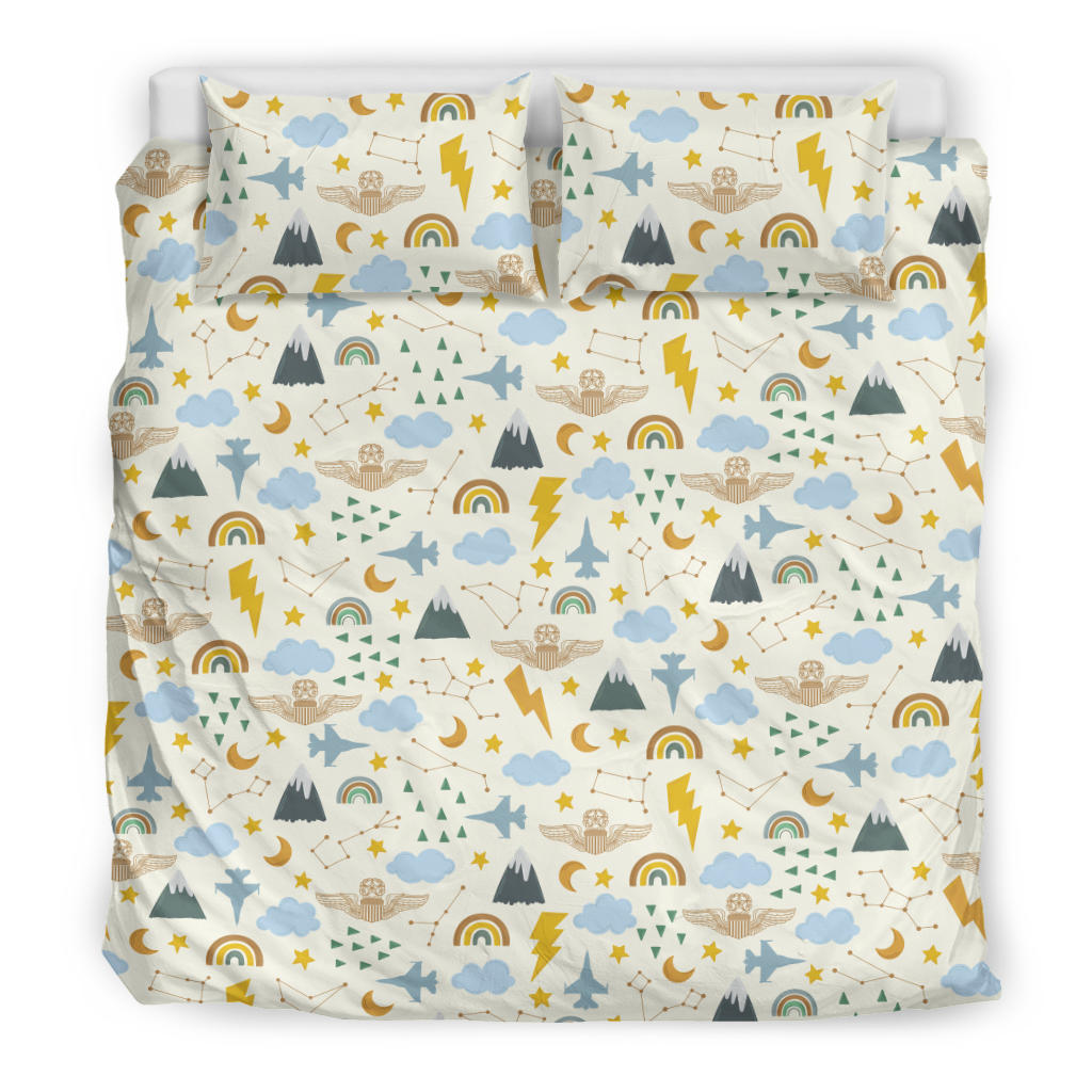 F-16/USAF command pilot wings boy duvet cover with pillows