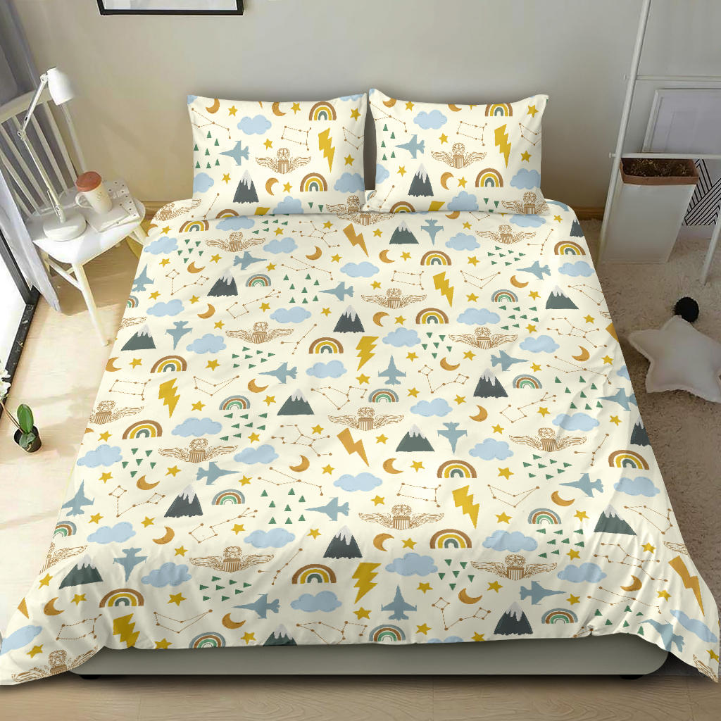 F-16/USAF command pilot wings boy duvet cover with pillows