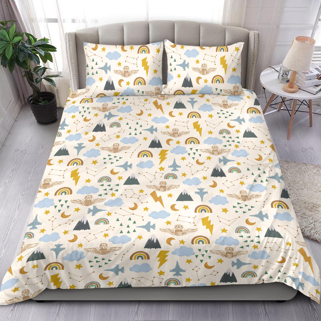 F-16/USAF command pilot wings boy duvet cover with pillows