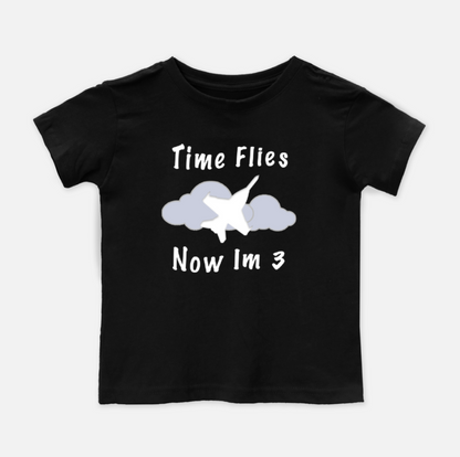 ANY Age & Aircraft 'Time Flies' Birthday Shirt