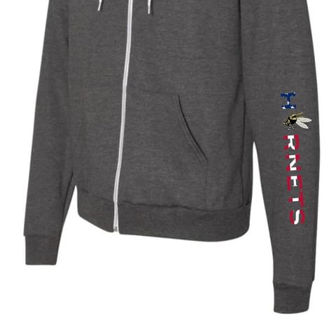 43rd Fighter Squadron Adult Zip Up Hoodie