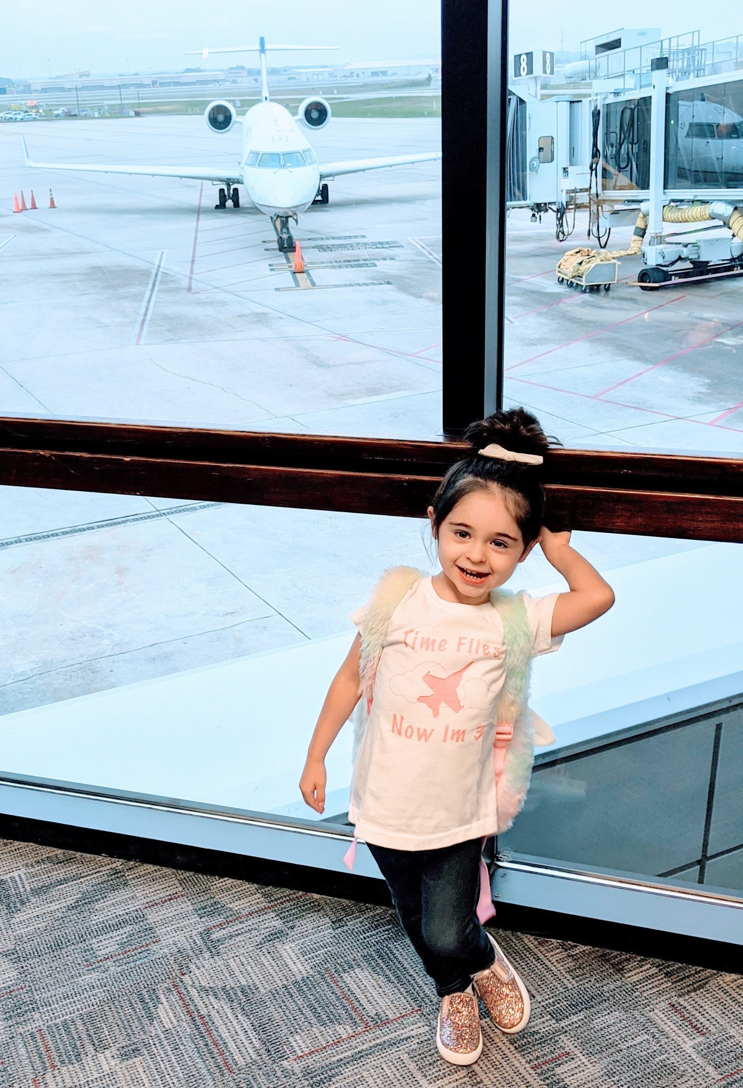 ANY Age & Aircraft 'Time Flies' Birthday Shirt