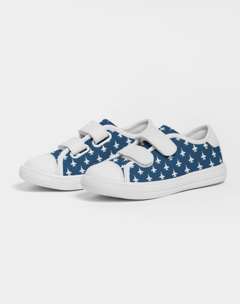 Toddler/ Kids ANY Aircraft 'Velcro Strap' Canvas Shoes (5 Colors)