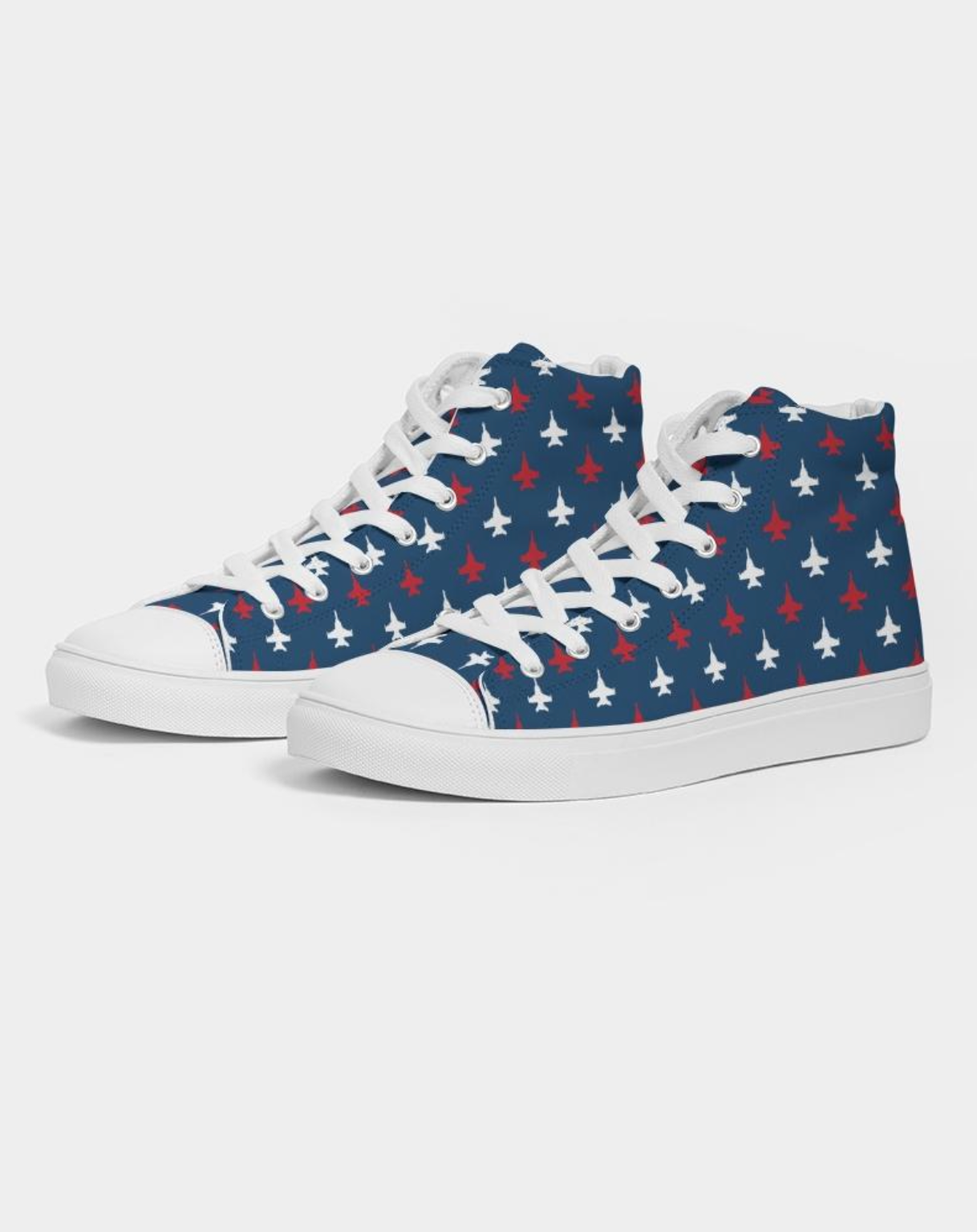 USA ANY Aircraft Women's 'High Top' Canvas Shoes (2 Colors)