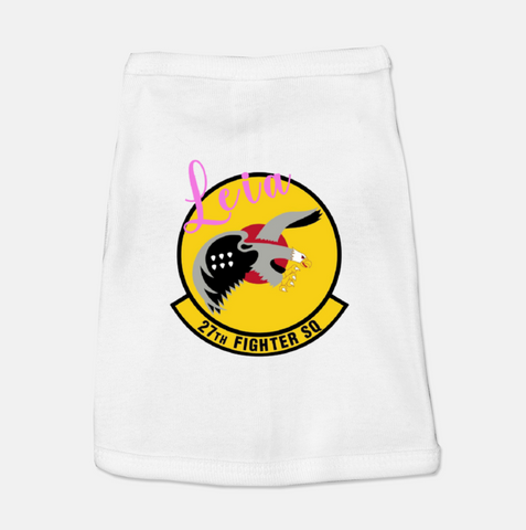 27th Fighter Squadron Pet Tank Top