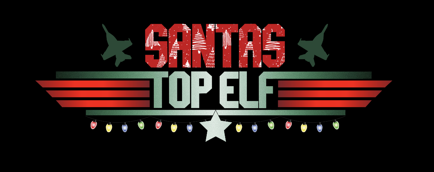 Santas Top Elf TODDLER and YOUTH Tees