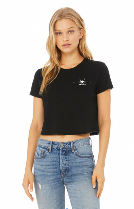 Women's VFA-41 Cropped Tee