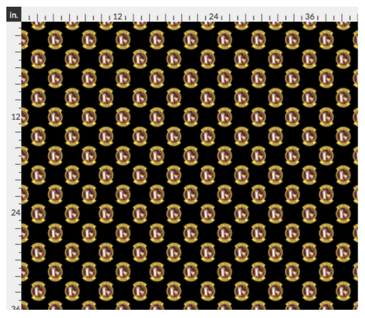 Desirée VanLoon 5 Yards of 'Wild Weasel' Logo Fabric + $37.00 shipping