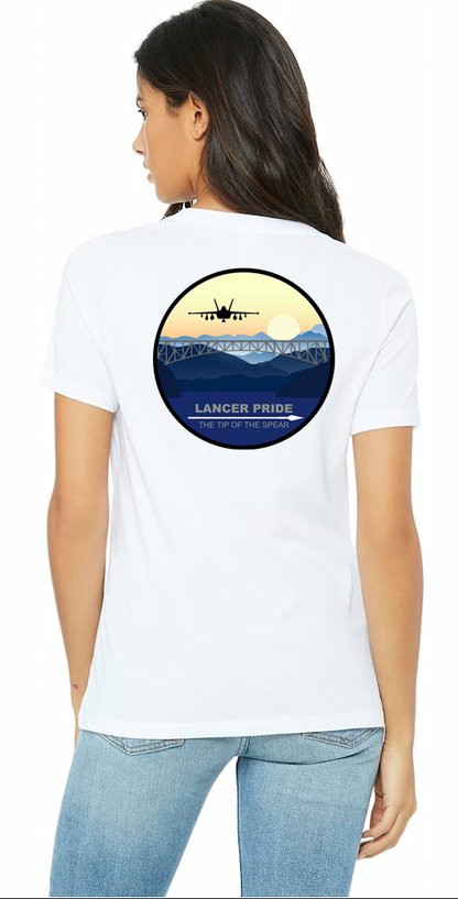 VAQ-131 Ladies V Neck Squadron Tee (2 colors)