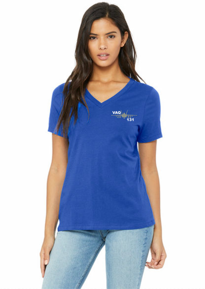 VAQ-131 Ladies V Neck Squadron Tee (2 colors)