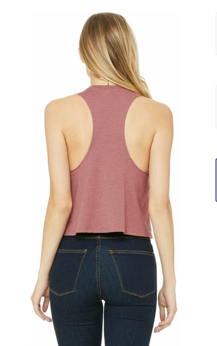 ANY Aircraft Bella Racerback Cropped Tank