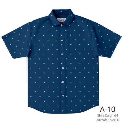 ANY Aircraft Subtle Mens Button Down Shirt