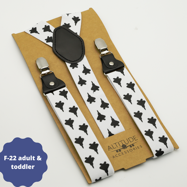 F-22 Adult & Baby/Toddler Suspenders
