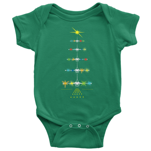 F-16 Tree Takes Flight Kelly Green Onesie CC