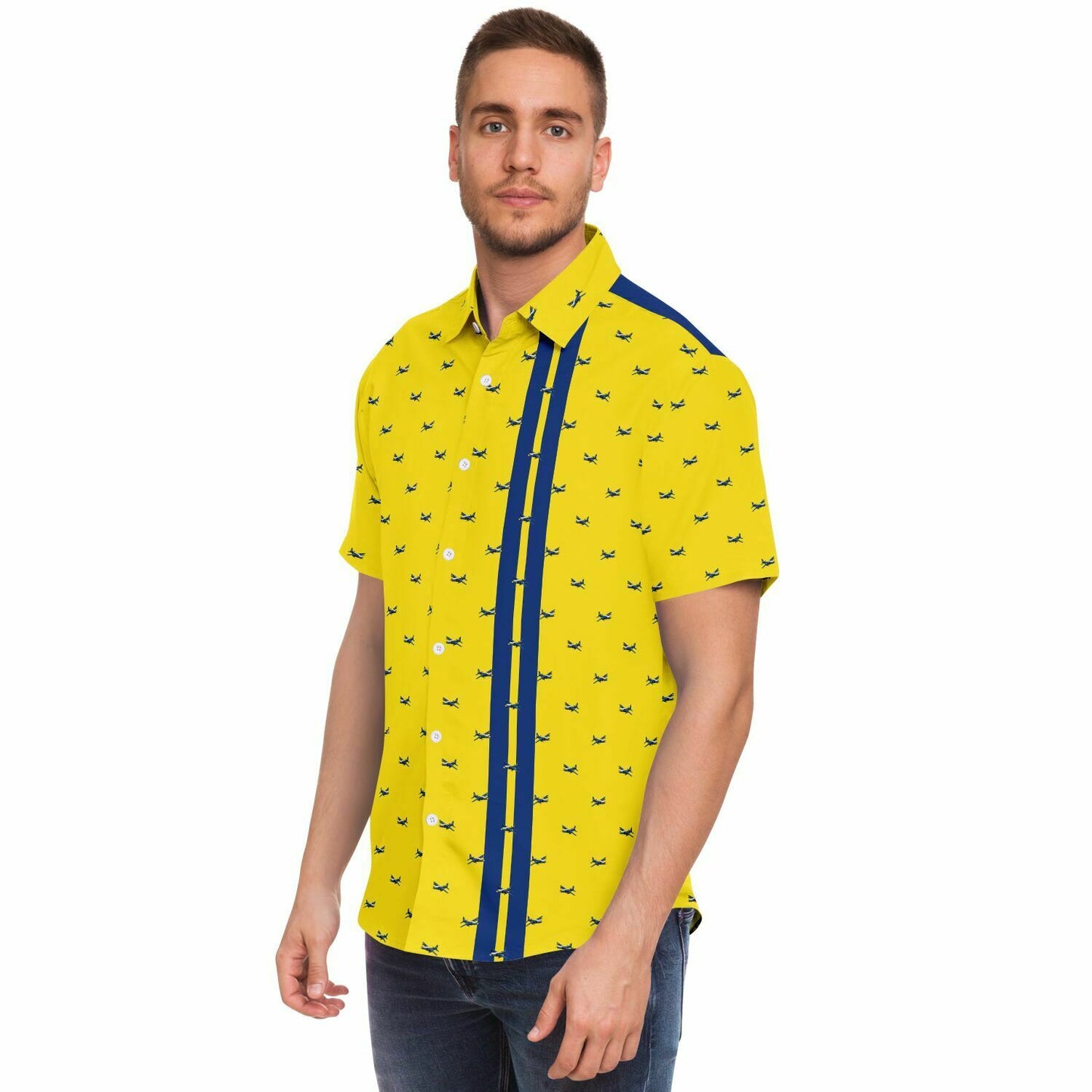 Blue Angels - 'Fat Albert Airlines' Mens Button Down Shirt