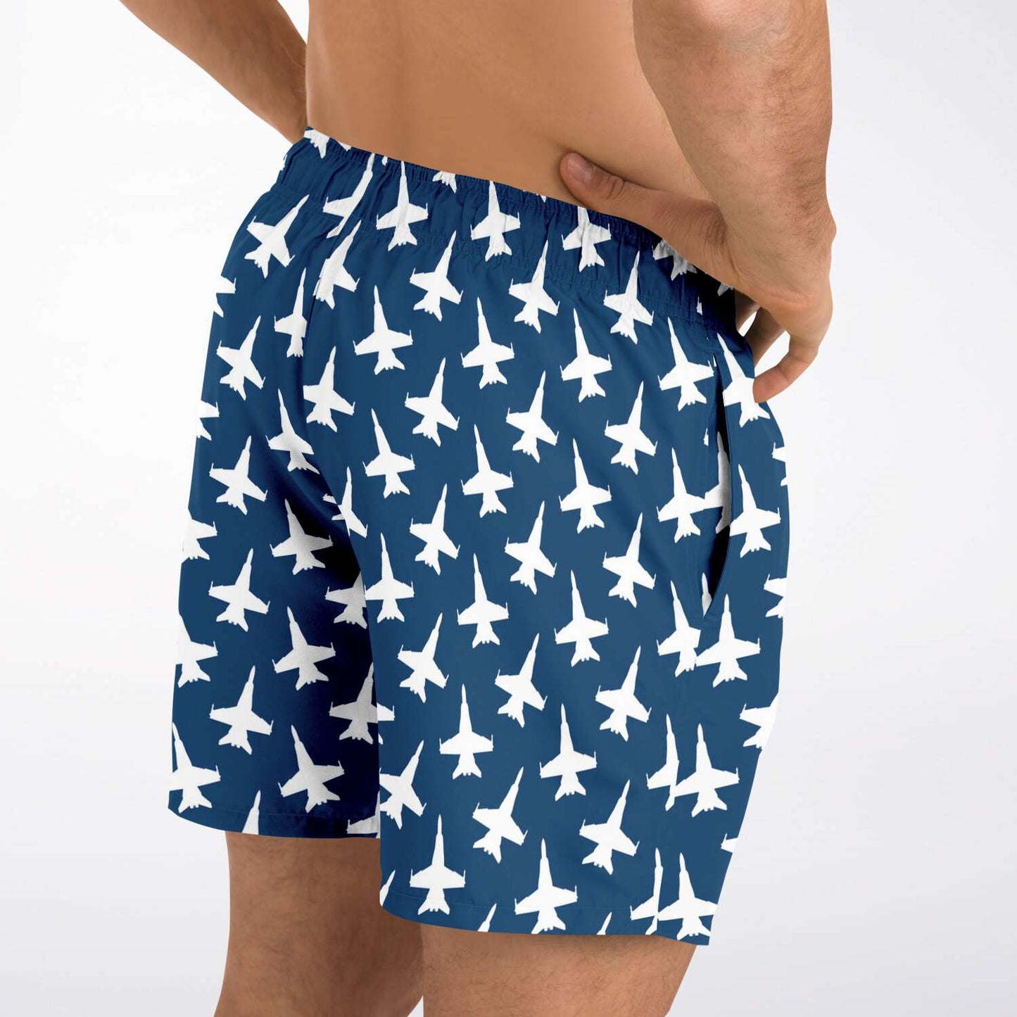 F-18D Bold Mens Swim Trunks (XS)