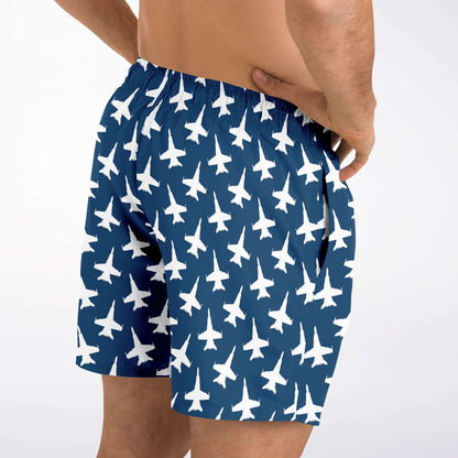 F-18D Bold Mens Swim Trunks (XS)