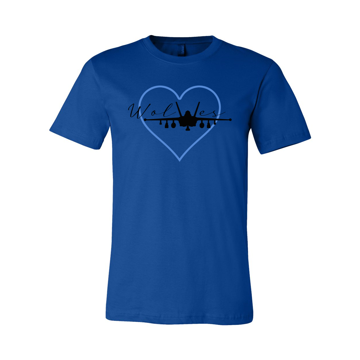 VAQ-142 Unisex 'WOLF HEART' Short Sleeve Tee