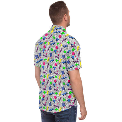 'The Throwback' Mens Button Down Shirt