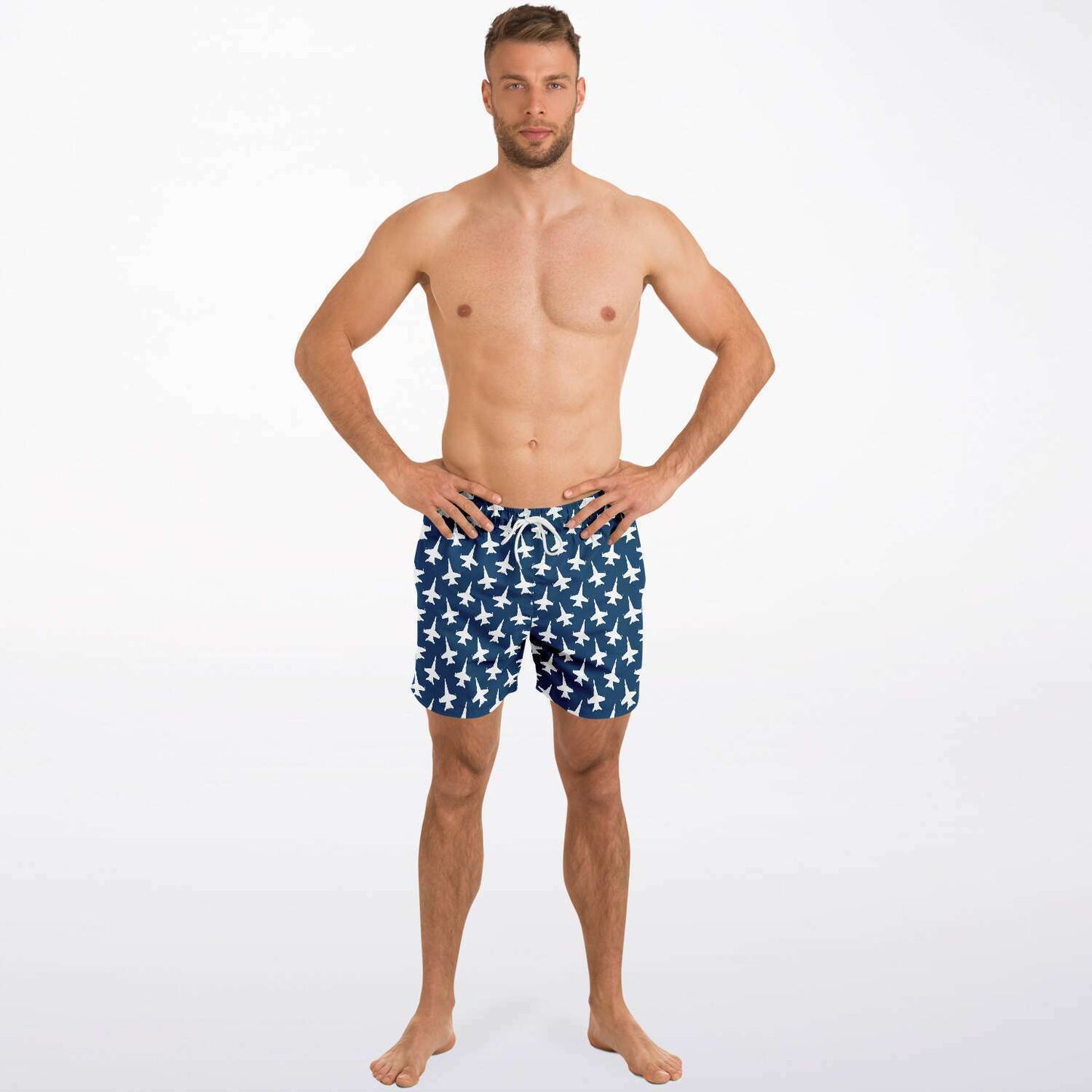 F-18D Bold Mens Swim Trunks (XS)