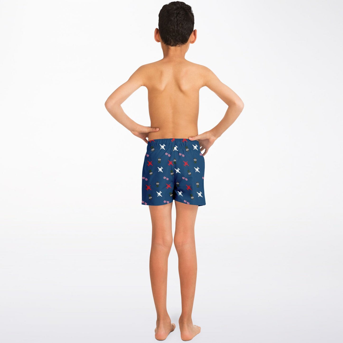 E-2 BOYS 'Lil Fighter' Swim Trunks