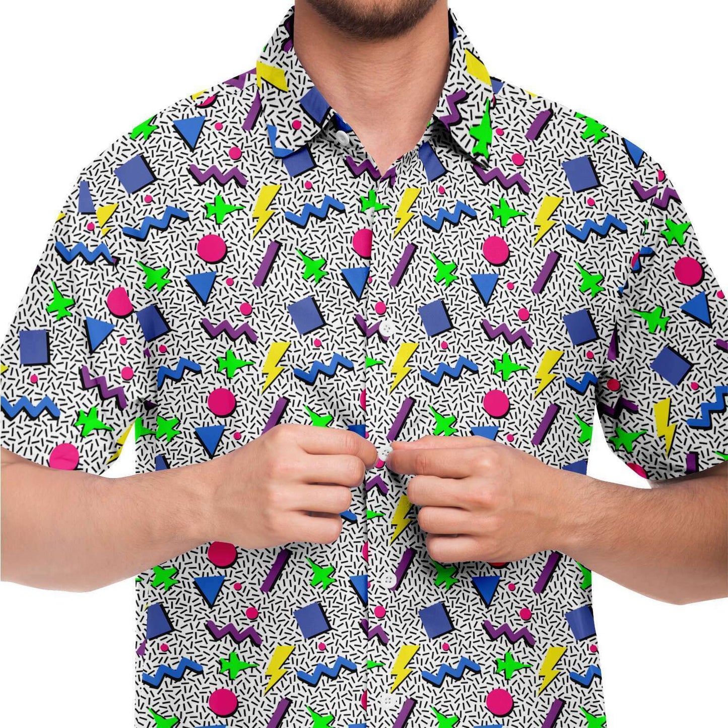 'The Throwback' Mens Button Down Shirt