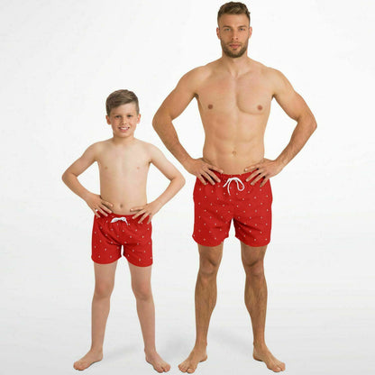 F-16 Daddy and Me Macie Kaase XL adult XS boys Swim Trunks