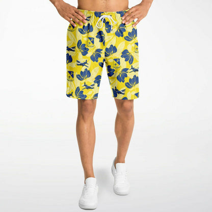 Blue Angels Test Athletic Long Shorts - AOP