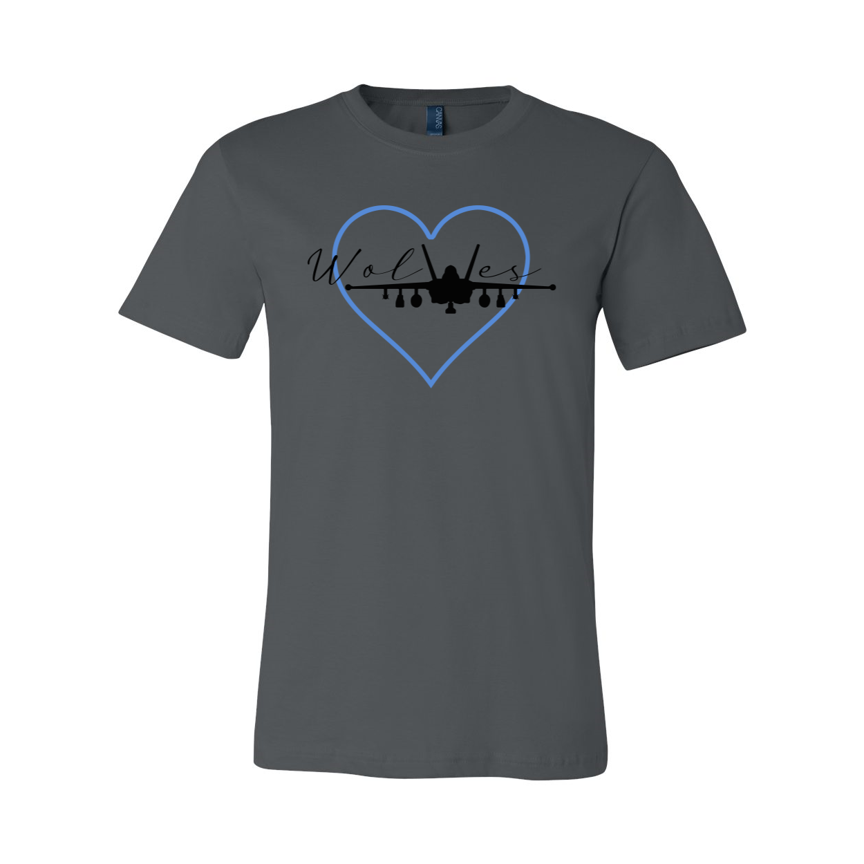 VAQ-142 Unisex 'WOLF HEART' Short Sleeve Tee