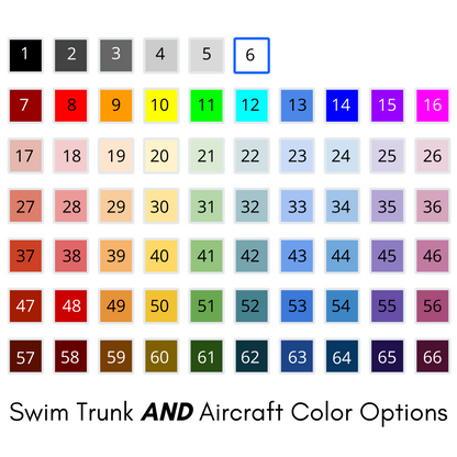 ANY Aircraft 'Subtle' Boys Swim Trunks