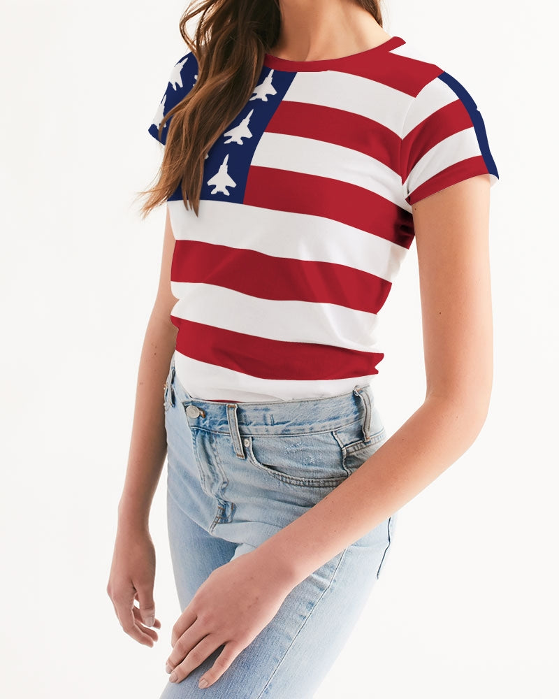 F-15C American Flag tee Women's Tee