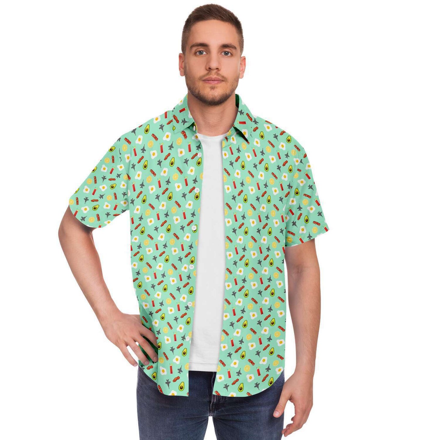 ANY Aircraft Mens 'Sunday Funday' Brunch Button Down