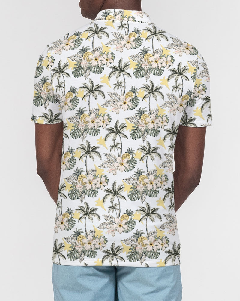 F-15C Classy Hawaiian Men's Slim Fit Golf Polo